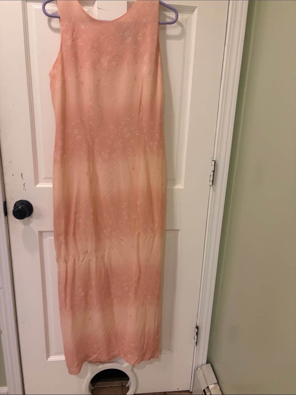 Positive Attitude Peach Ombre Sleeveless Maxi Dress